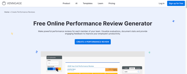 Venngage Perf Review