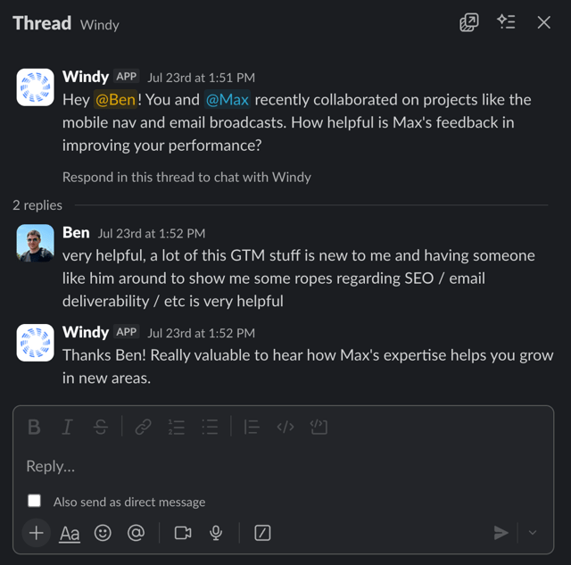 Feedback Chat