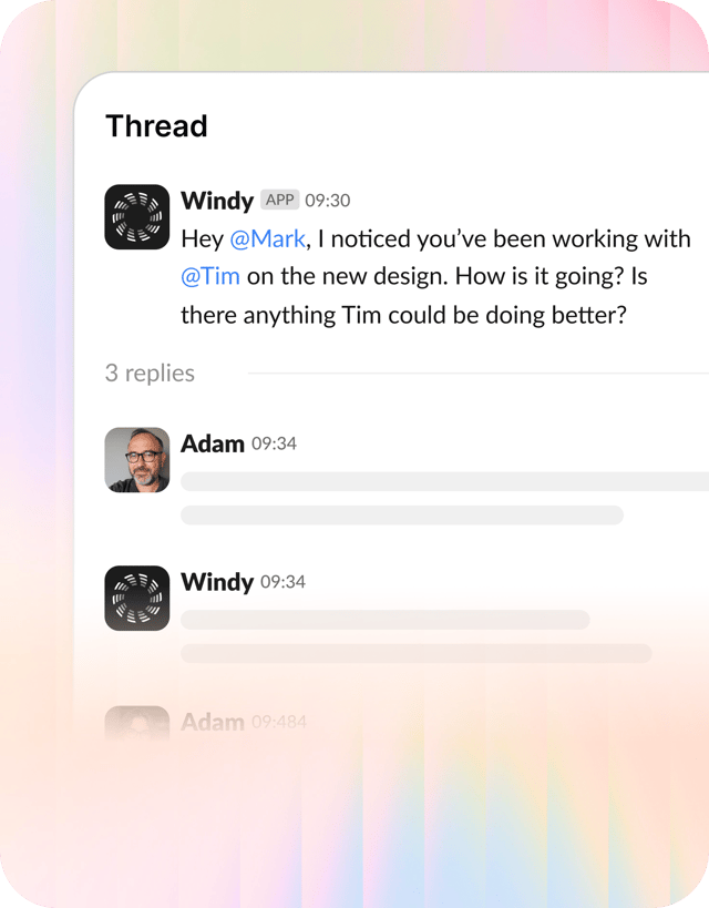 Continuous Feedback Feature Card Hover